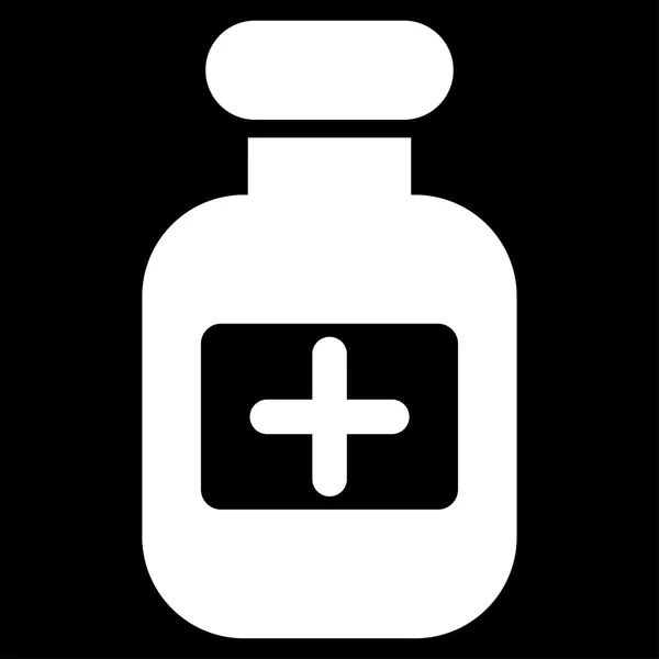 Ikona lahvičky léků — Stockový vektor