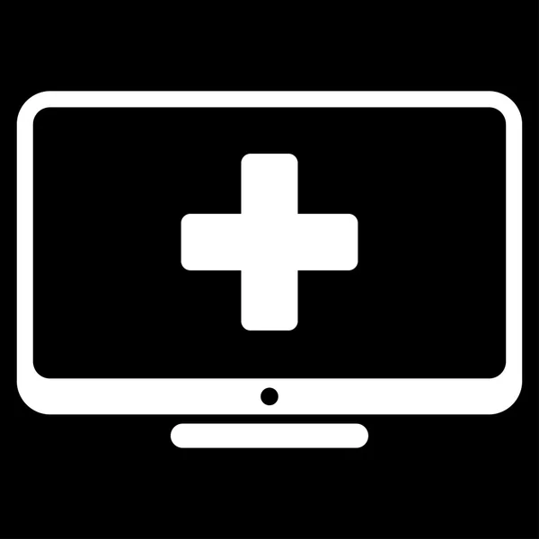 Medizinisches Monitor-Symbol — Stockvektor