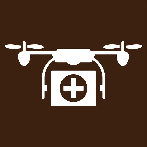 Orvosi Drone Icon — Stock Vector