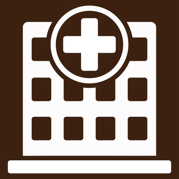 Klinikbau-Ikone — Stockvektor