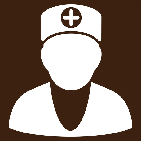 Ikona lekarza — Wektor stockowy
