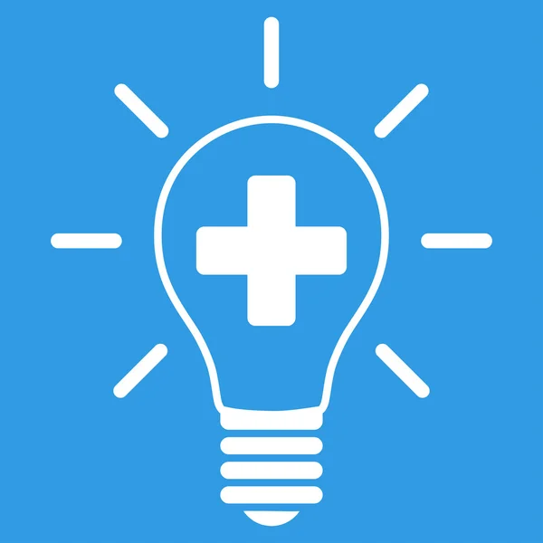 Kreativa medicin lampa ikonen — Stock vektor