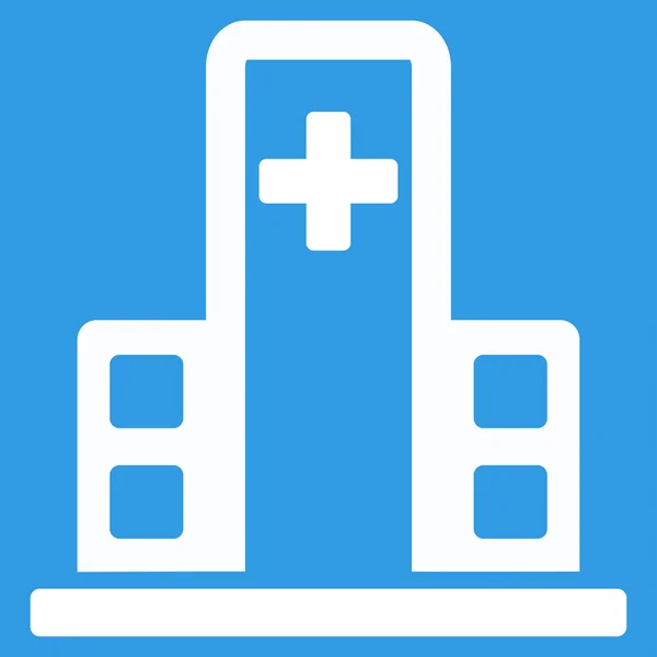 Ikona budynku szpitala — Wektor stockowy