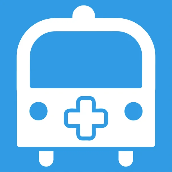Icône de bus médical — Image vectorielle
