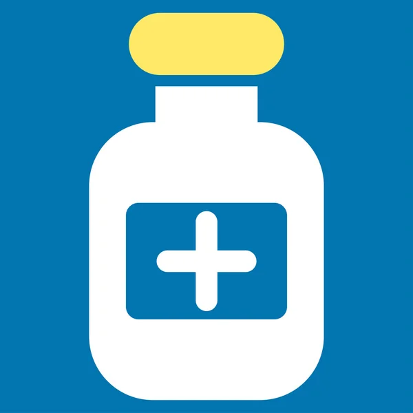 Ikona butelki z lekami — Wektor stockowy