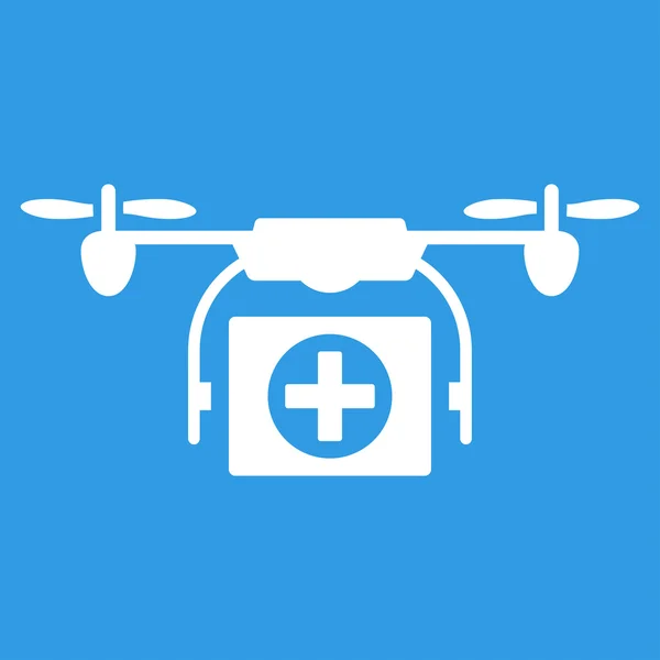 Orvosi Drone Icon — Stock Vector