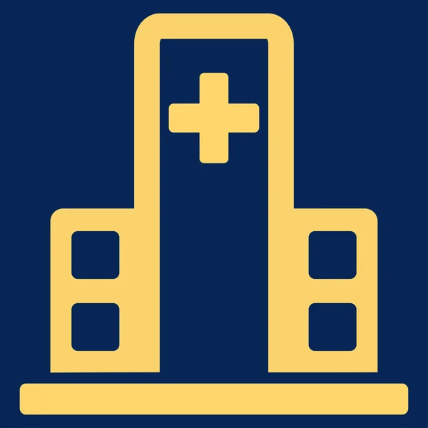 Ikona budynku szpitala — Wektor stockowy