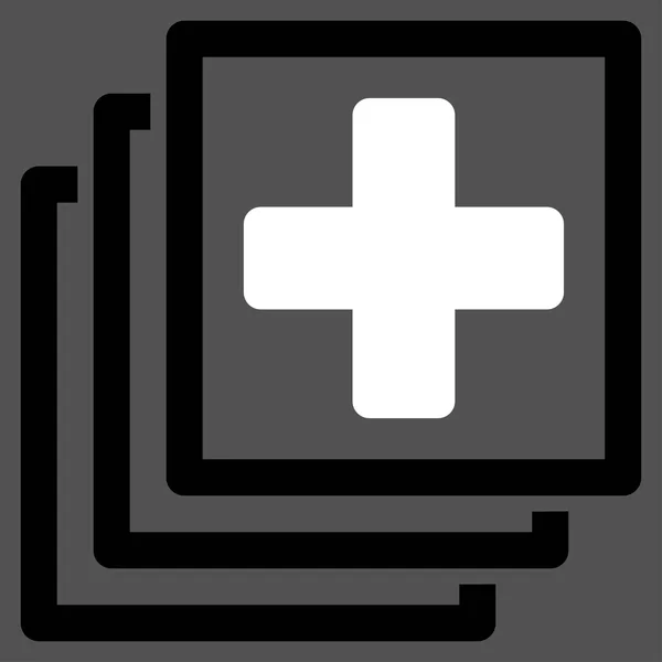 Medicinska dokument ikon — Stock vektor