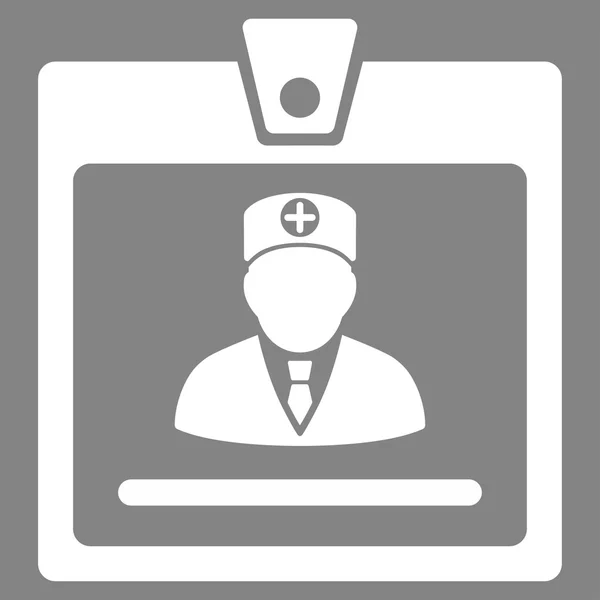 Doctor Badge Icon — Stock Vector