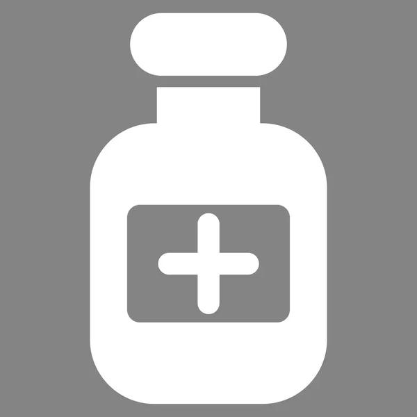 Ikona lahvičky léků — Stockový vektor