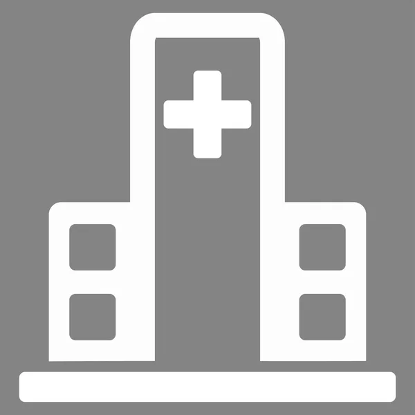 Икона здания больницы — стоковый вектор