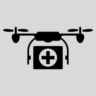 Tıbbi dron simgesi