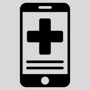 Online tıbbi veri simgesi