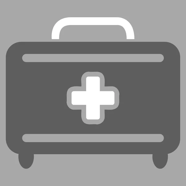 Icono de equipaje médico — Vector de stock