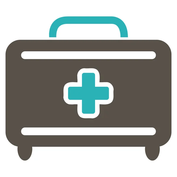 Ícone de bagagem médica — Vetor de Stock