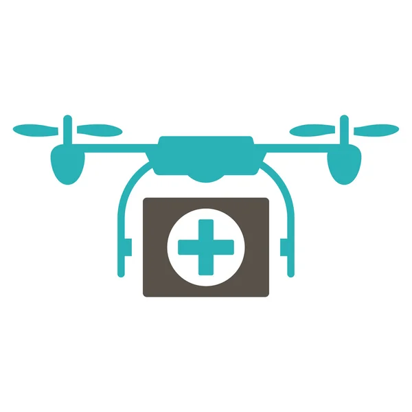 Orvosi Drone Icon — Stock Vector