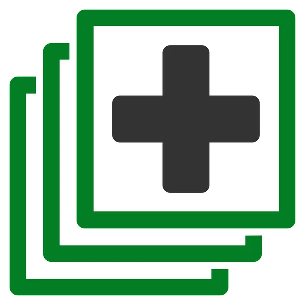 Icono médico Docs — Vector de stock