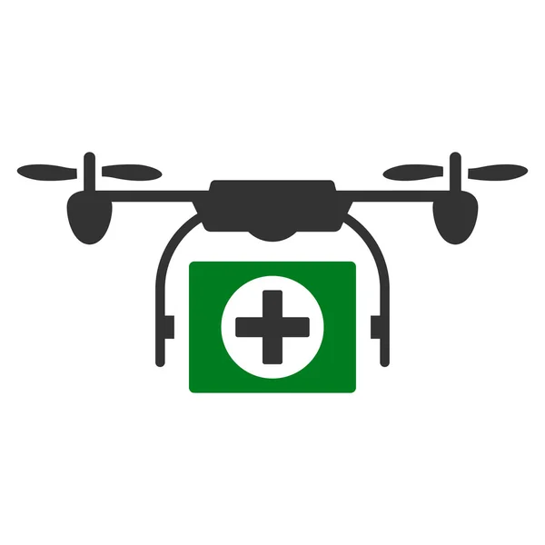 Zdravotní Drone ikona — Stockový vektor