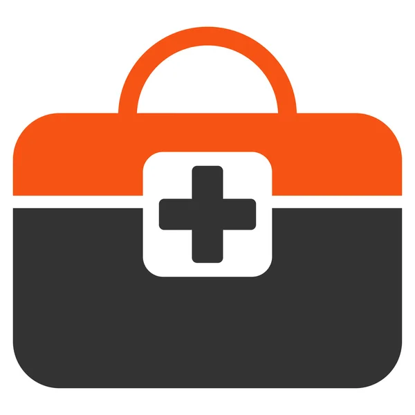 Icono kit médico — Vector de stock