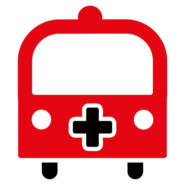 Ícone de ônibus médico — Vetor de Stock