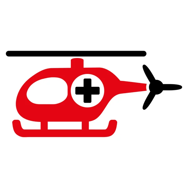 Orvosi helikopter ikon — Stock Vector