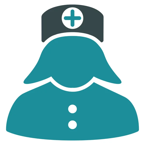 Verpleegkundige pictogram — Stockvector