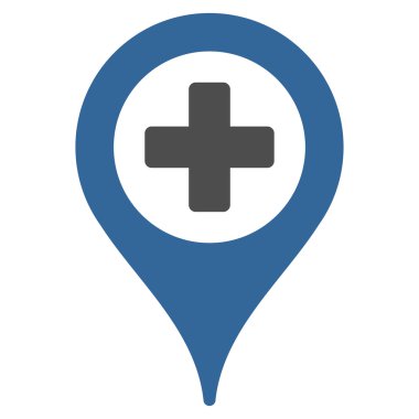 Hastane harita işaretçi simgesi