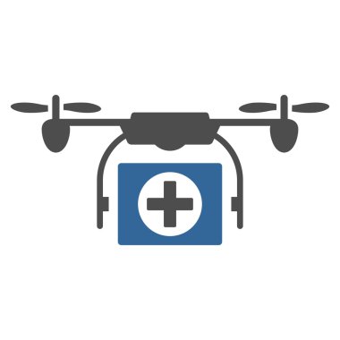 Tıbbi dron simgesi
