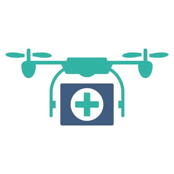 Orvosi Drone Icon — Stock Vector