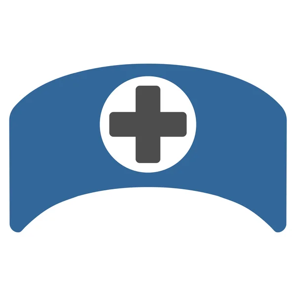 Läkare Cap ikonen — Stock vektor