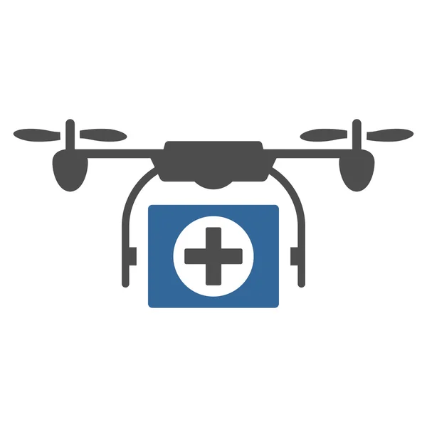 Icona Drone Medico — Vettoriale Stock