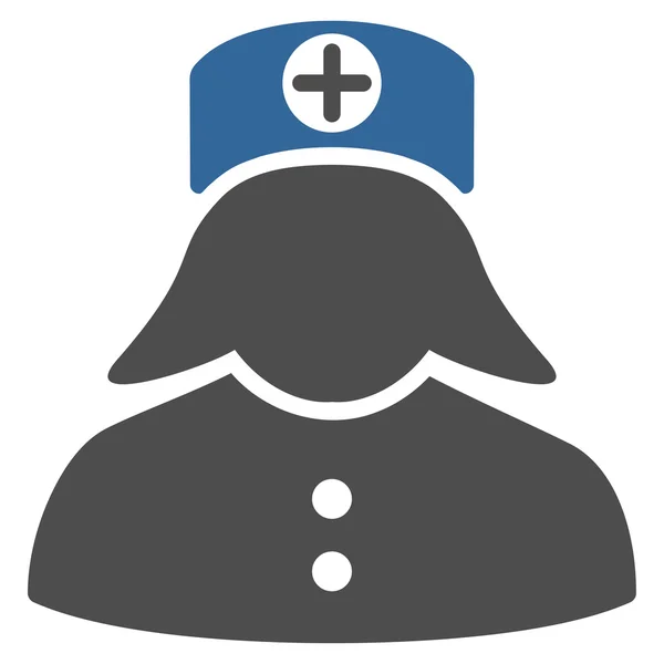 Icono de enfermera — Vector de stock