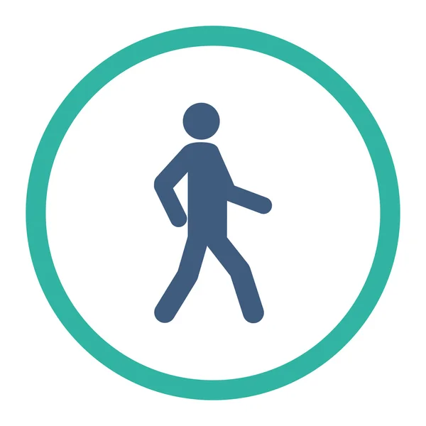 Walking Flat Icon — Stock Photo, Image