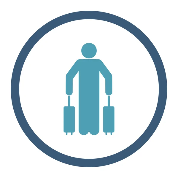 Значок пассажирского багажа — стоковое фото
