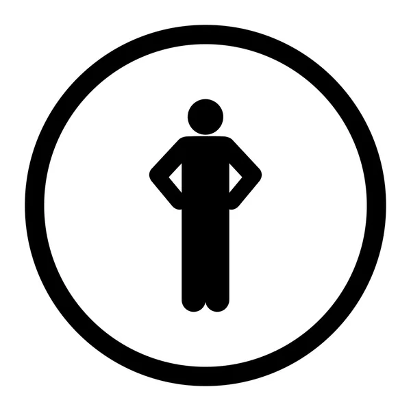 Akimbo icon — Stock Photo, Image