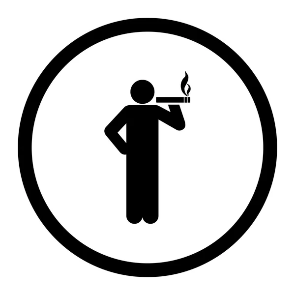 Kouření ikona — Stock fotografie