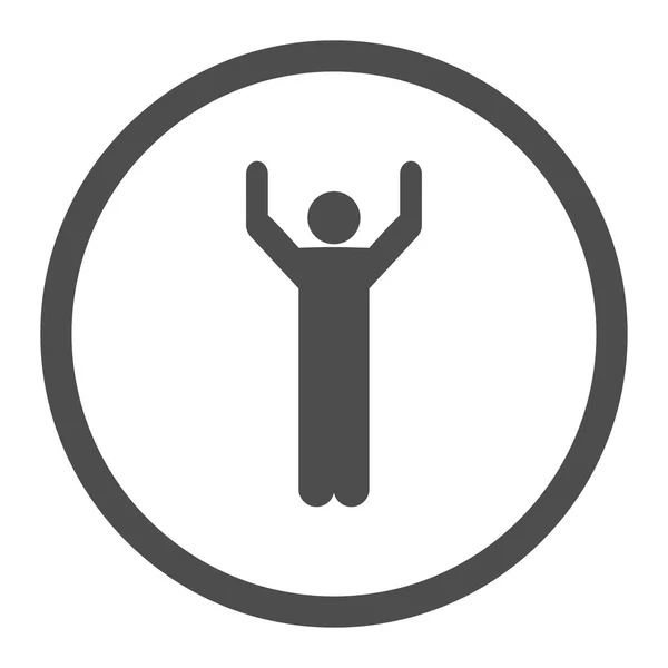 Hands up icon — Stock Photo, Image