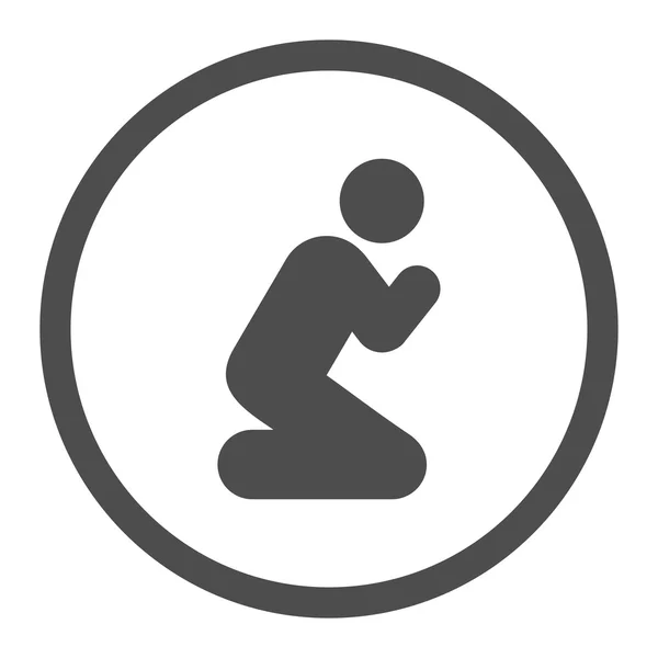 Pray icon — Stock Photo, Image