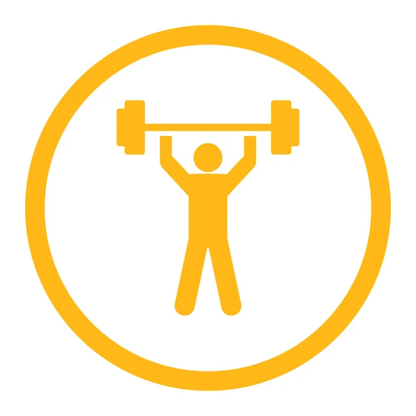 Power lifting icon — Stock Photo, Image