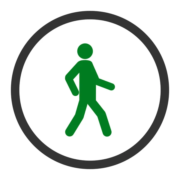 Icono caminante — Vector de stock