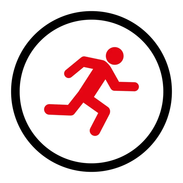 Ikona běžícího muže — Stockový vektor