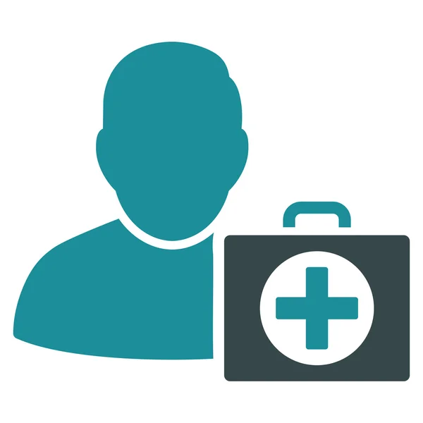 First Aid Man Icon — Stock Photo, Image