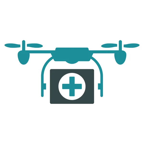 Orvosi Drone Icon — Stock Fotó