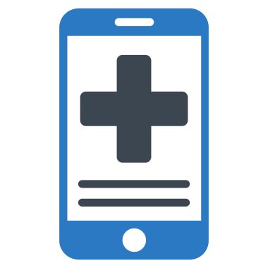 Online tıbbi veri simgesi