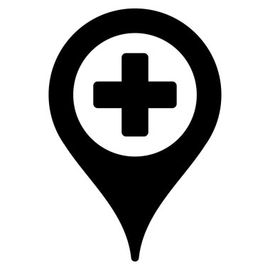 Hastane harita işaretçi simgesi