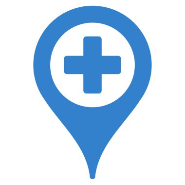 Hastane harita işaretçi simgesi