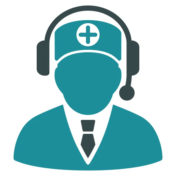 Medical Operator Icon — Stock Photo, Image