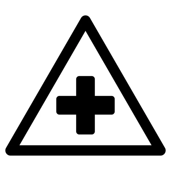 Icono de advertencia de salud —  Fotos de Stock