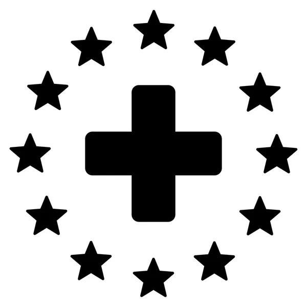 Ikona medycyna euro — Zdjęcie stockowe