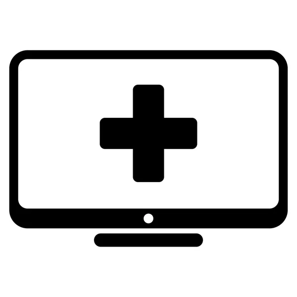 Medyczny Monitor ikona — Zdjęcie stockowe